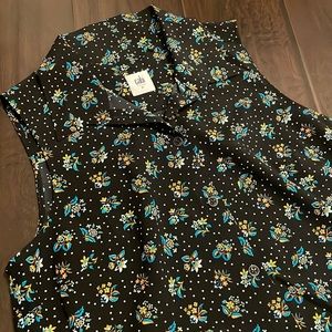 CAbi Whimsy Floral Blouse